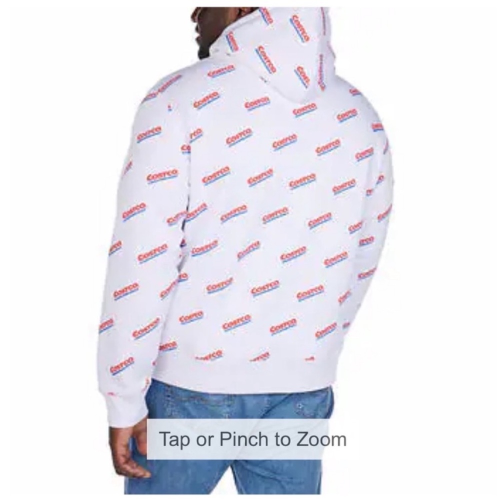 MEN Kirkland Signature Unisex COSTCO WHOLESALE
Logo Hoodie - WHITE ( 3XL ) - Picture 3 of 5